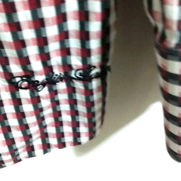 ENGLISH LAUNDRY BLACK WHITE GINGHAM SHIRT - Picture 8 of 11